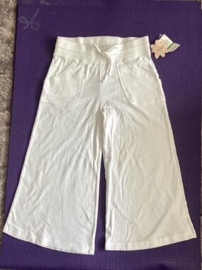 Grane White Cotton Capri Pants Girls Large Jrs xxs Macy’s NWT